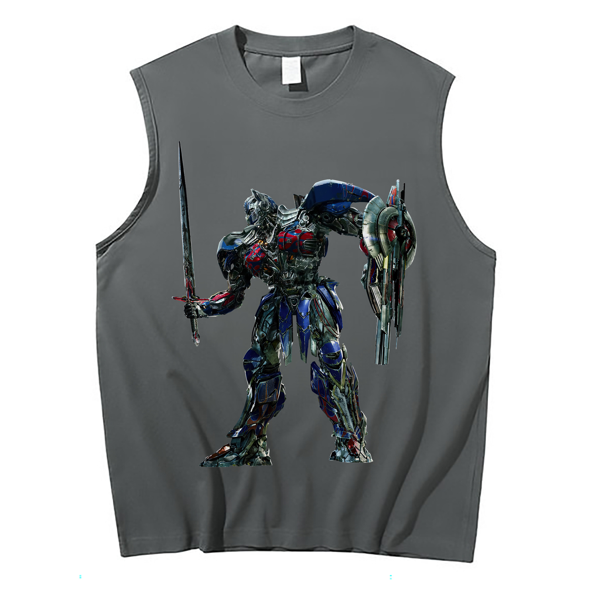 （画像用） Transformers トランスフォーマー コットン100％タンクトップ（フロントプリント）